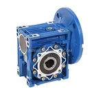 Reducer Worm Reducer Wholesale Customized Ral5010 Blue Worm Gear Speed Reducer Output Flange Gearbox