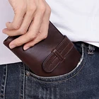 Genuine Leather Leather Genuine Cowhide Leather Luxury Purse Casual Long Leather Wallet Vintage Gents Men's Slim Wallet