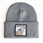 BSC0307 Factory Direct Sales Of 2021 Winter New Popular Animal LOGO Hats Beanie