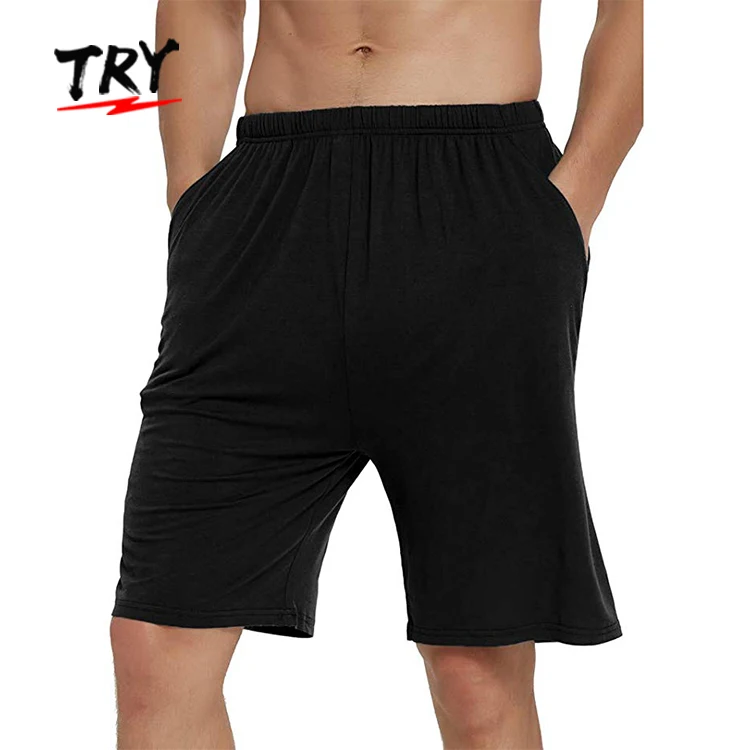 Try Mens Ultra Thin Soft Pajama Shorts 