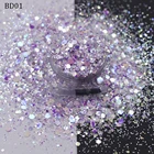 Nail Art Decoration 2021 New Opal Nail Supplies Nail Art Glitter Powder Art Decoration Glitter Factory Wholesale