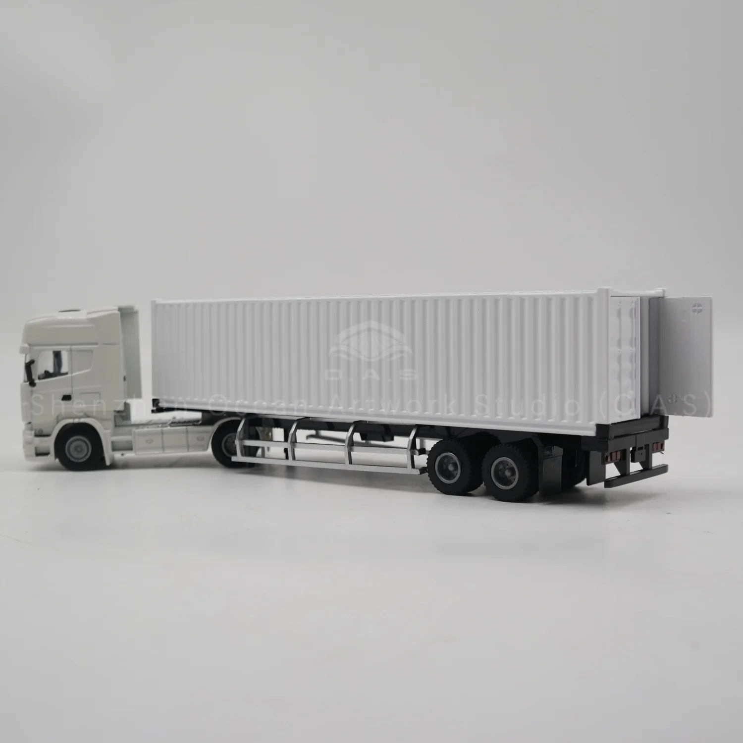 loas container model factory shipping gift customized 150 logo alloy material truck toy scale model-6