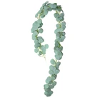 Green Wedding Factory Ivy Plastic Green Plant Eucalyptus Leaf Wedding Decoration Eucalyptus Garland Artificial Plant