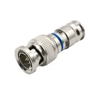 Connector Bnc Bnc High Quality Brass Connector BNC Male RG6 Compression