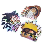 Custom Die Cut Size Holographic Laser Anime Sticker Rimuru Vinyl Waterproof Reflective Anime Cartoon Sticker Sheet