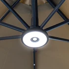 Led Lights Patio Parasol UFO LED Center Lights Wireless Outdoor Parasol Lighting 3 Mode Brightness With USB Charging