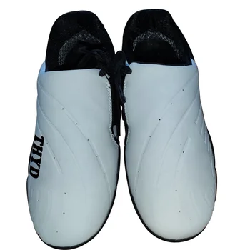 WT Indoor training competition microfiber lace-up coach shoes comfortable training shoes taekwondo shoes