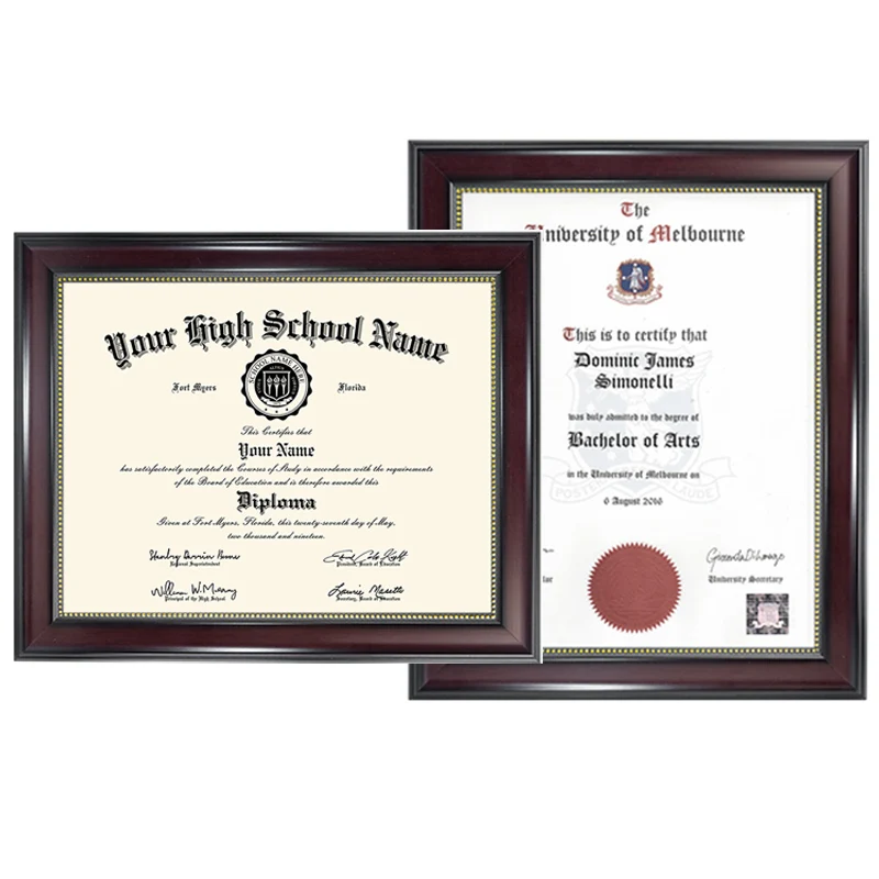 Mondon 8.5*11 A4 PS Graduation Certificate Diploma Frame Document Picture Frame for University factory