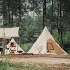 Tent Camping High Quality Canvas Bell Tent Tipi Tent Perfect For Camping For Sale