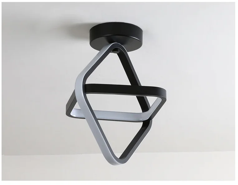 Nordic LED Aisle Light Round Square Ceiling Lamp Cloakroom Corridor Balcony Foyer Ceiling Lights Decoration Home Luminaire