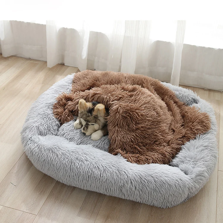 product wholesale dog beds plush warm soft washable pet beds for dogs-50