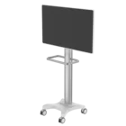 Mobile Tv Tv Stand ISO9001 Mobile TV Stand For 55 To 80 Inch Up To 200 Lbs Max VESA 800*500 Rotating Lcd Tv Stand