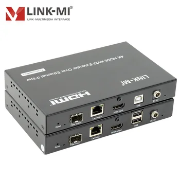 2km-60km HDMI+USB Video KVM Extender over Ethernet/Fiber with SFP Single Modules Fiber Extender