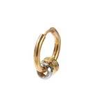 Earring Earrings Vintage Hip-hop Round Earring Gold-plated Zircon Unique Design Hipster Earrings