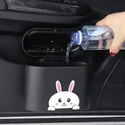 Waterproof Car Trash Can Auto Garbage Box With Lid Car Storage Box Trash Bin