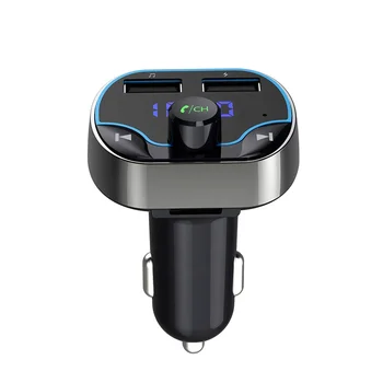 AGETUNR T24 Hot Sale Bluetooth Handsfree Car Charger Car Kit Music Stereo FM Transmitter MP3 Audio Mini Car Mp3 Player