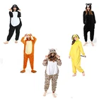 Onesies Animal For Adult Animal Hot Selling Onesies Leopard Bear Cartoon Animal Print Pajamas For Adult