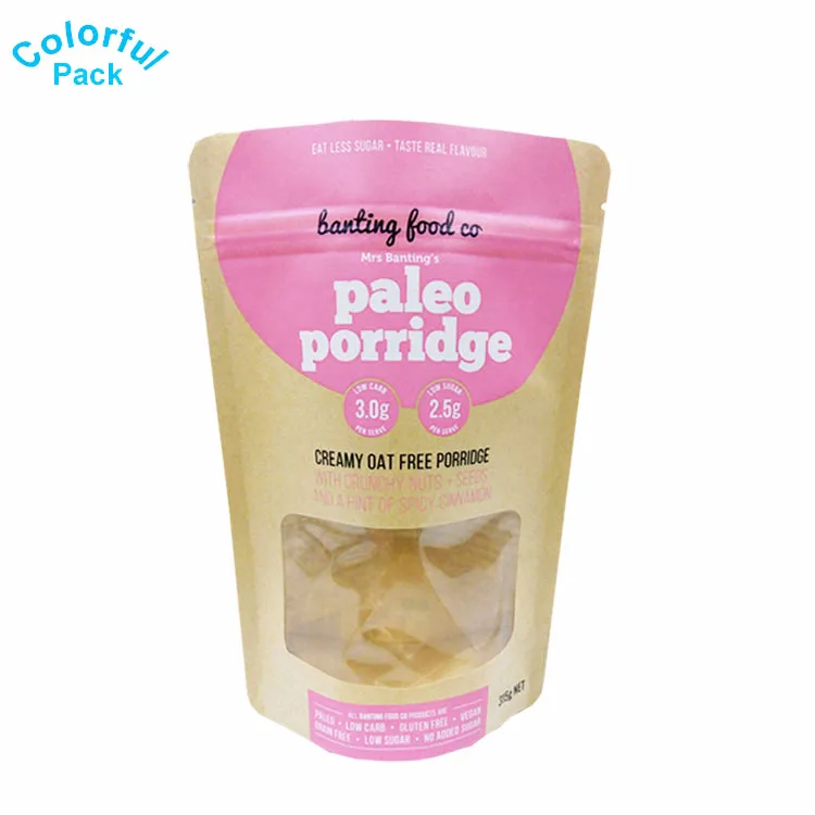 standing pouch printing ziplock