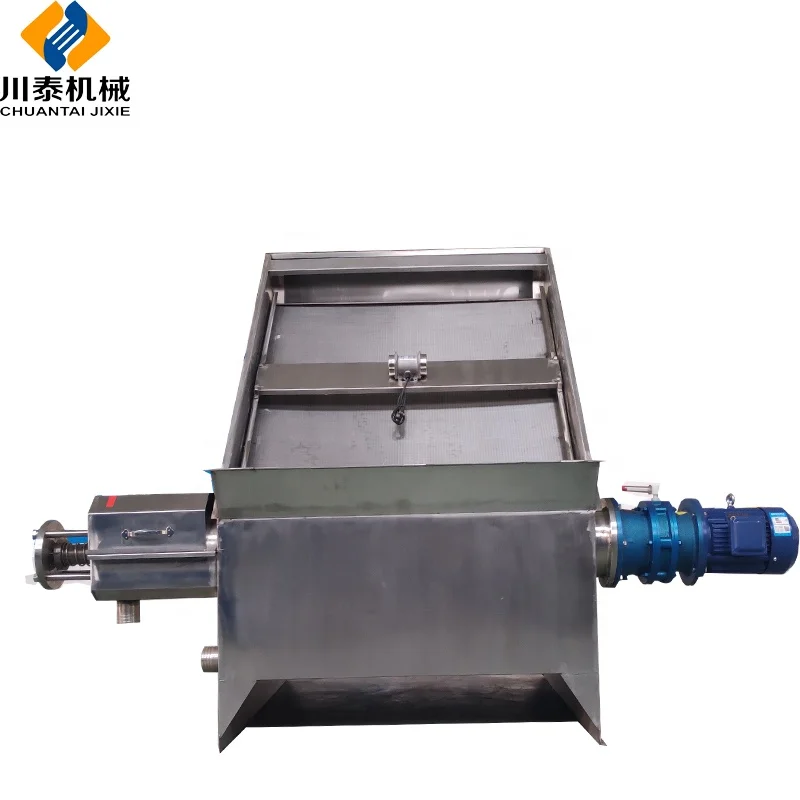 Farm Manure Separator Inclined Screen Sieve Separator For Cow Pig Dung