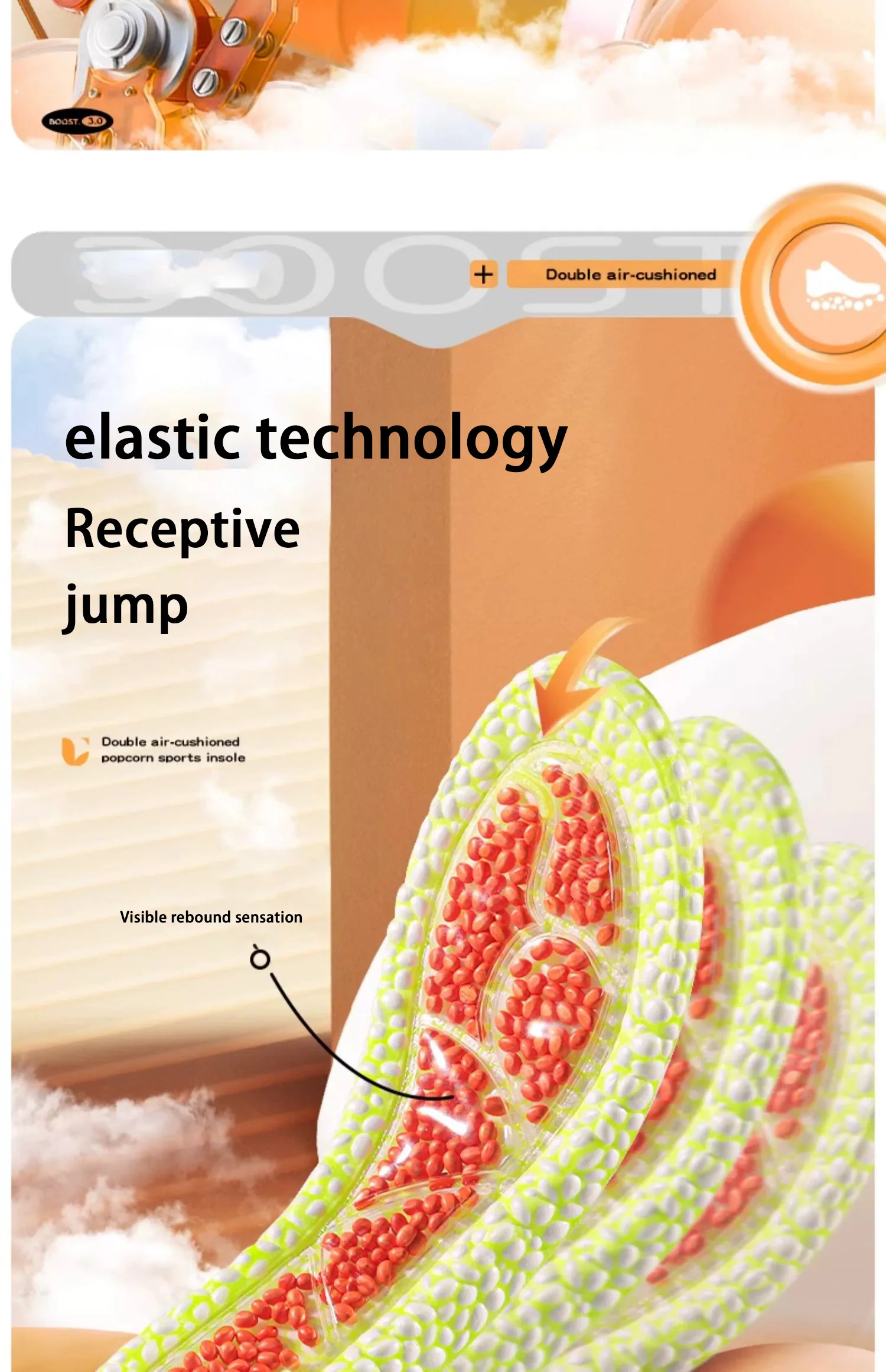 Custom Full Palm Air Cushion Sports Insoles Wholesale Custom Full Palm Air Cushion Sports Insoles Wholesale