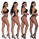 Sexy Large Size Wholesale Sexy Transparent Hollow Body Valentines Day Panty Mesh Pantyhose Erotic Lingerie