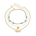 Pearl Necklace Factory Price Simple Design Alloy Pearl Fashion Ladies Necklace