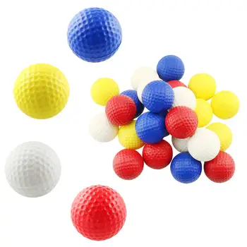 Factory Multicolor Wholesale Cheap Price Light Soft Elastic Realistic Feel And Limited Flight Pu Foam Golf Balls
