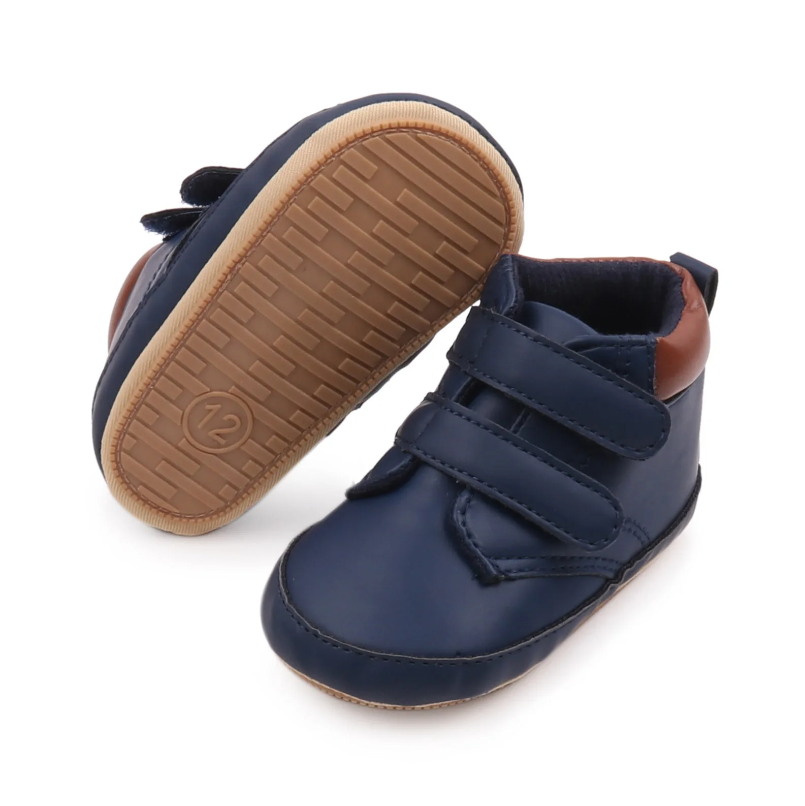 High Quality 0-18 Months Baby Toddler Sport Shoes New Spring & Autumn Collection Casual Hook & Loop Shoes for Boys supplier