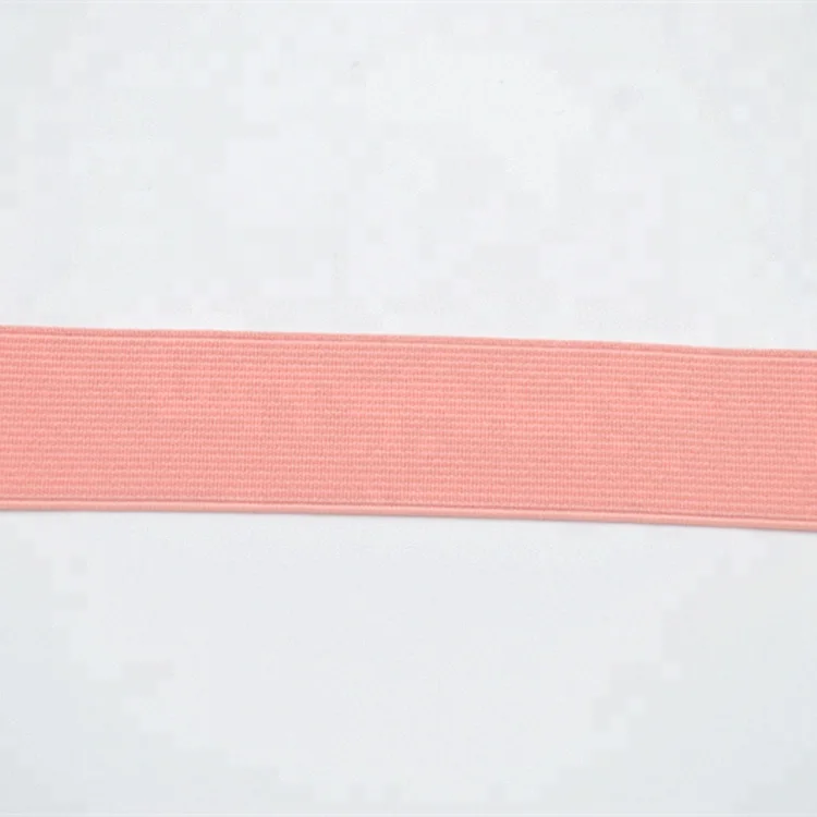High elastic durable pink spandex nylon webbing for garment