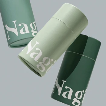 Custom Logo Biodegradable Kraft Round cylinder Paper Tube Compostable Underwear Tube Packaging