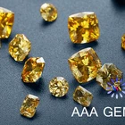 GRA Certificate Factory Wholesale Price Round Brillliant Cut Color Moissanite Loose Yellow Moissanite