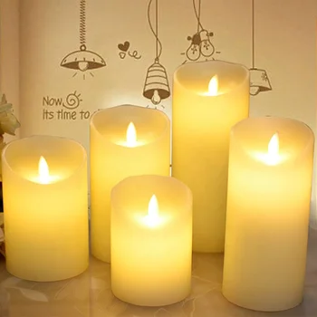 Wholesale plastic Electric candles LED candles LED candles with remote