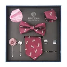 Tie High Quality Mens 100 Silk Neck Tie Bow Tie Handkerchief Gift Set For Wedding Party