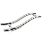 S Shaped Stainless Steel Pull Handle Glass Door Handle K-4015