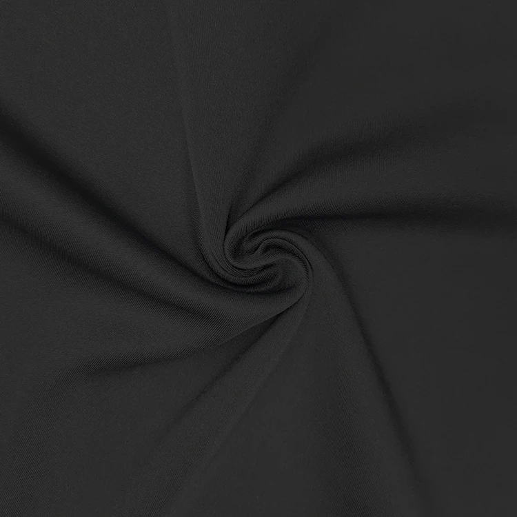 High Quality Solid Interlock Fabric 96% Polyester 4% Spandex Interlock Fabric for Sportswear manufacture