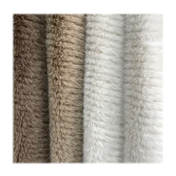 New design groove craft faux mink fur fabric comfortable soft minky plush for garment shoe