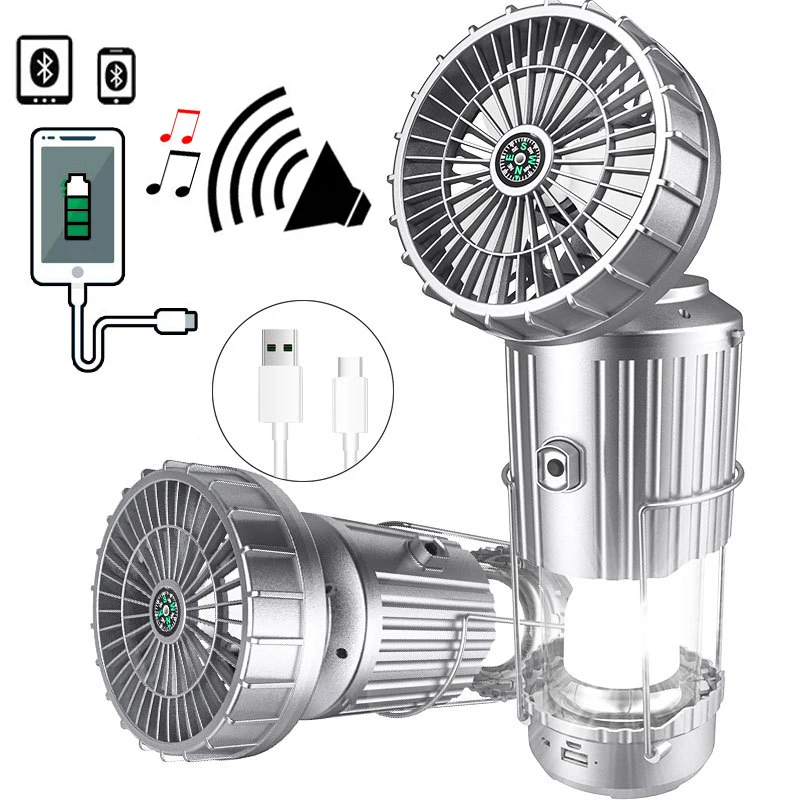 emergency lights with fan