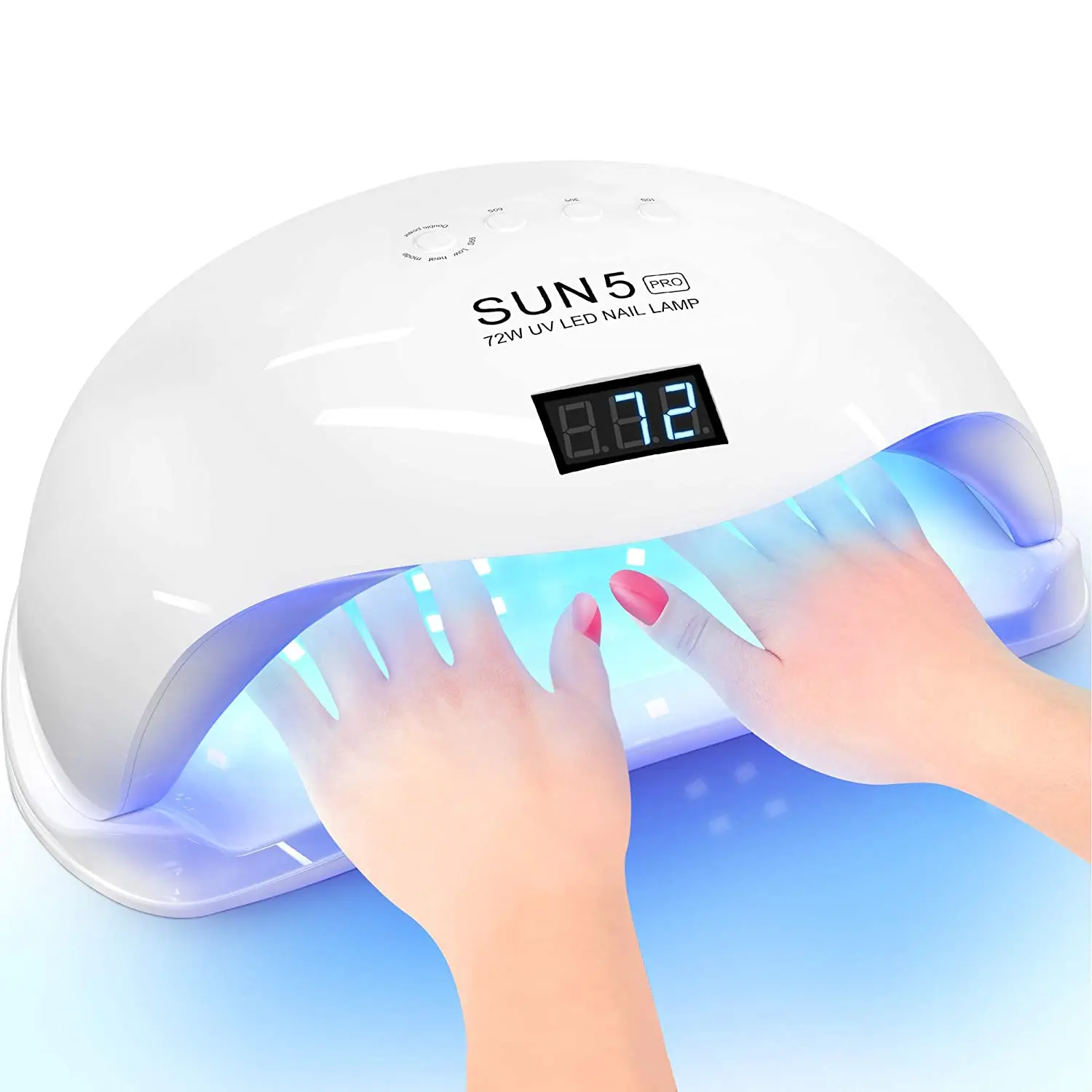 Professional Nail Dryer 72w Sun 5 Pro Best Uv Led Nail Lamp For Fingernail  & Toenail Gel Based Polishes - Buy Nail Polish Dryer Drops,Nails Dryer And  Accessories,Air Nail Dryer Product on