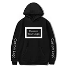 Custom Hoodies In Stock Dropshipping Street Wear Custom Sweatshirt With Hood Unisex Custom Blank Hoodies