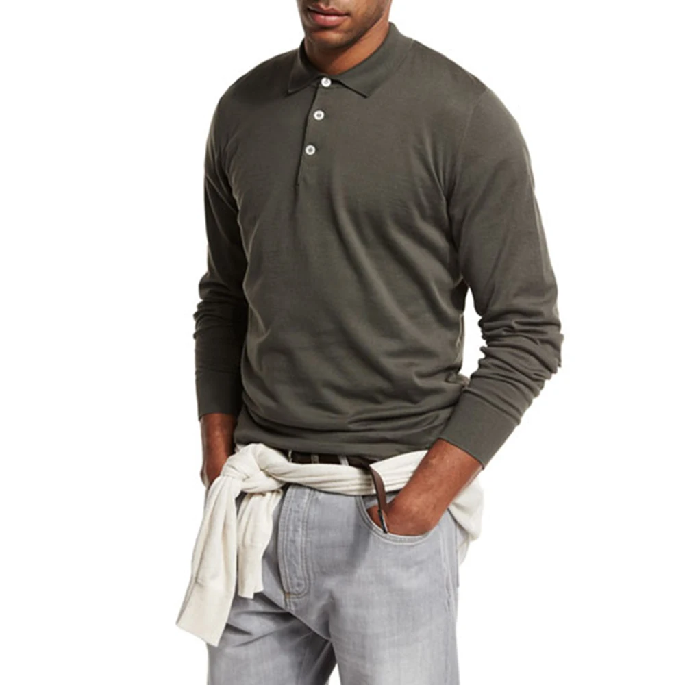 merino sweater polo