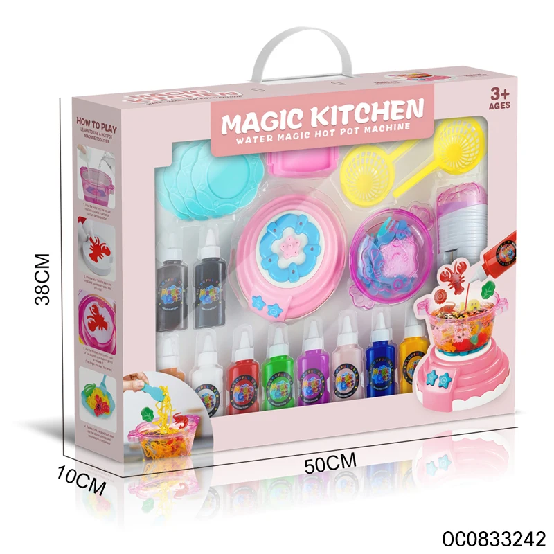 Other pretend play preschool kids boys kitchen toys 2023 with magic gel
