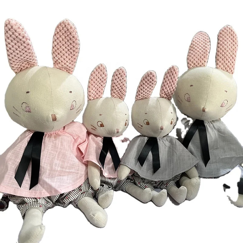 linen bunny doll