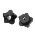 Brass Star China Fasteners Plastic Head Thumb Nuts Brass Insert Knob Nuts Star Handle Nuts