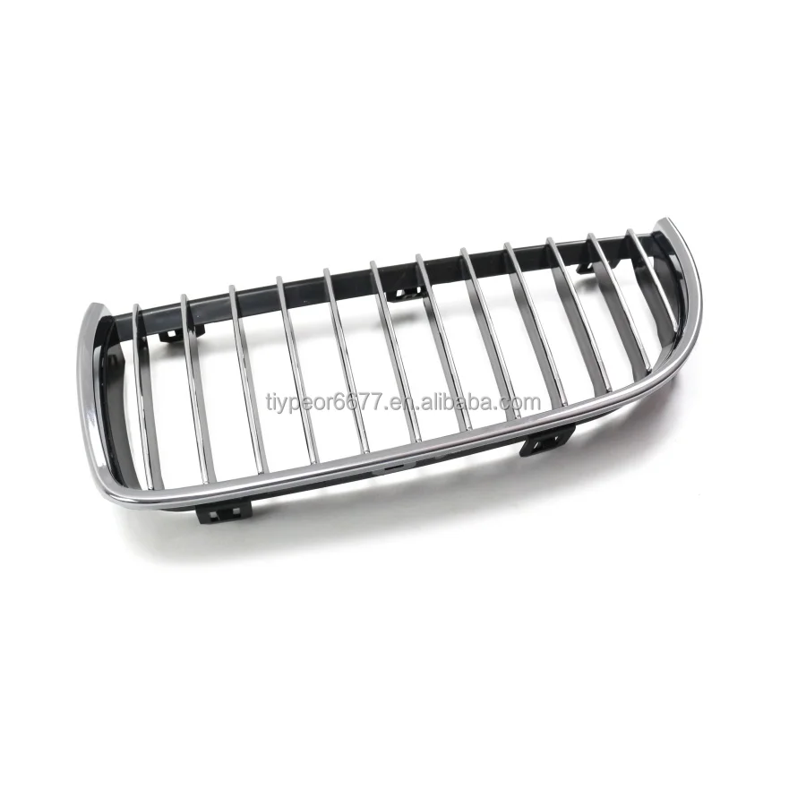 product tiypeor three color front hood kidney grill single slat car grille for bmw e90 e91 3 series 2005 2006 2007 2008 gloss black-11
