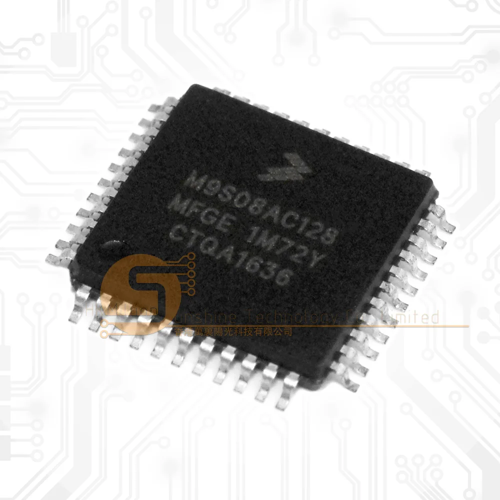 product 8 bit microcontroller m9s08ac128mfge qfp44 mcu for industrial control and automotive systems-0