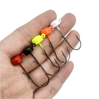 Ned Rig Loaded Jig Head Fishing Hook Weedless 2.8g 3.5g 4.6g 7g Accessories For Freshwater Bass Trout Worm Soft Lure