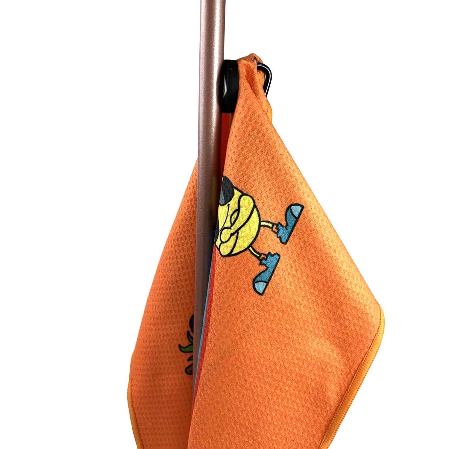 Custom Microfiber Waffle Golf Towel with Embroidery Printing Personality Logo