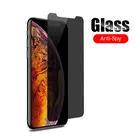 Iphone Phone Screen Protector Mobile Phone Screen Protector New Privacy 9H Anti-Fingerprint Anti Spy For IPhone X Tempered Glass Mobile Phone Screen Protector Film Guard
