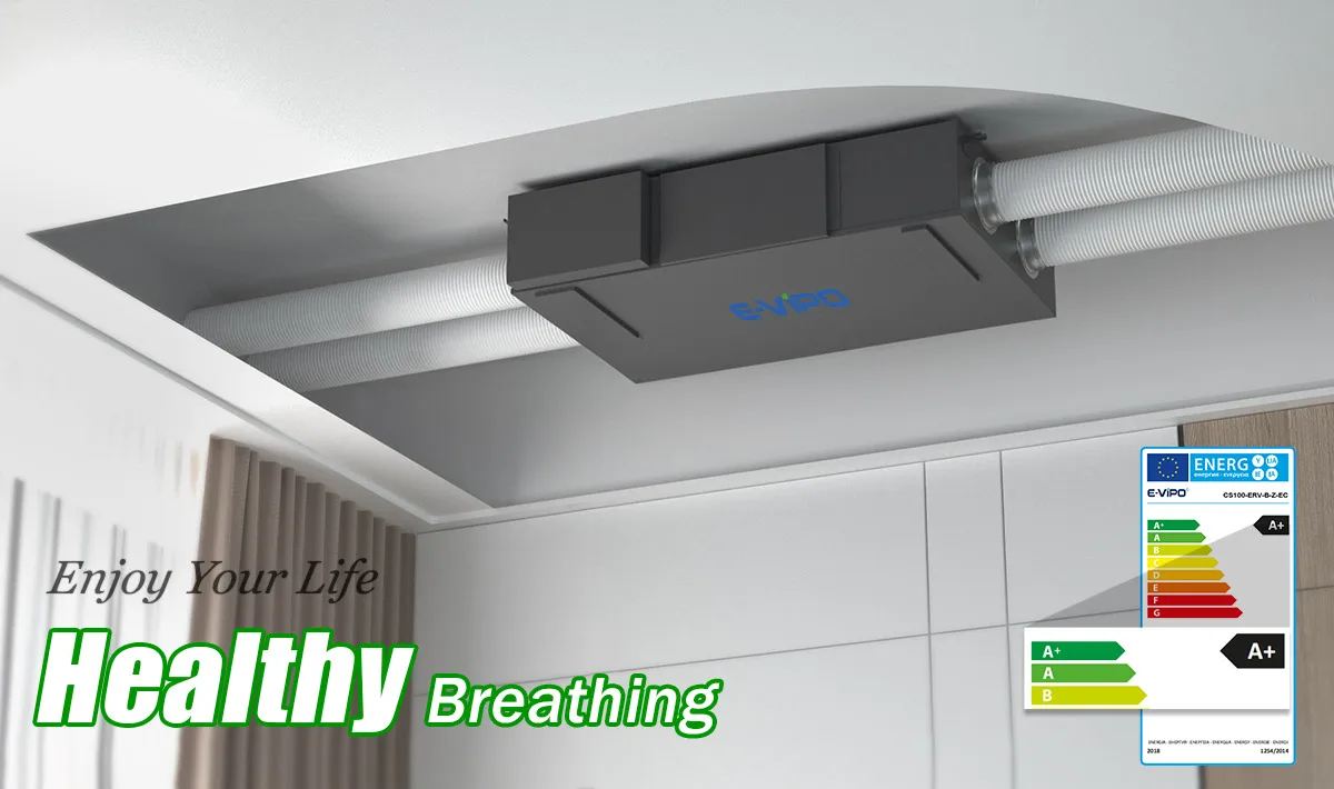 Fresh Air Purification Unit, VMC, HRV, Ceiling - detail 2