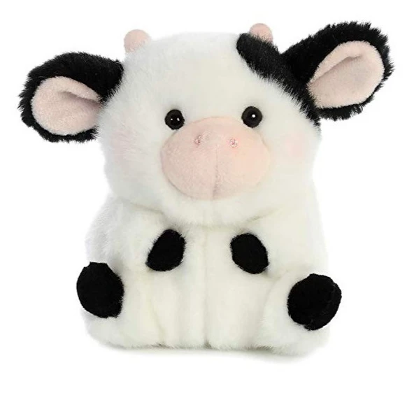 realistic cow plush